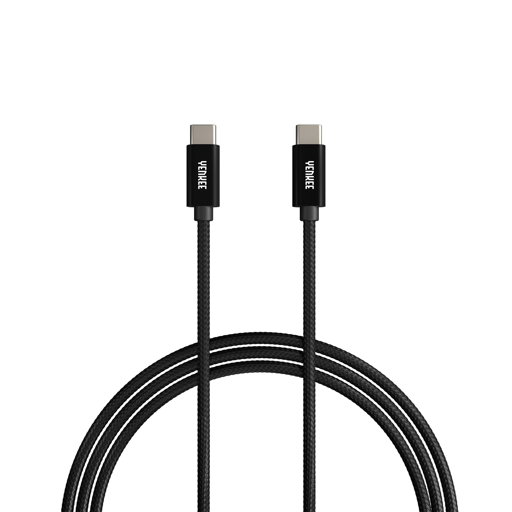 Yenkee Кабел USB Type-C към USB Type-C, 3 m, черен