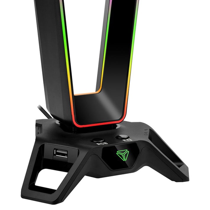 USB Хъб и стойка за слушалки Yenkee 3000 Gaming, 3 USB 2.0