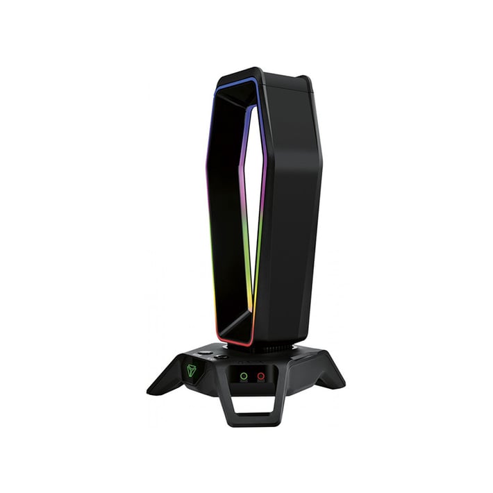 USB Хъб и стойка за слушалки Yenkee 3000 Gaming, 3 USB 2.0