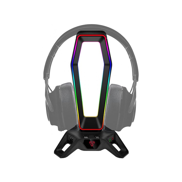 USB Хъб и стойка за слушалки Yenkee 3000 Gaming, 3 USB 2.0