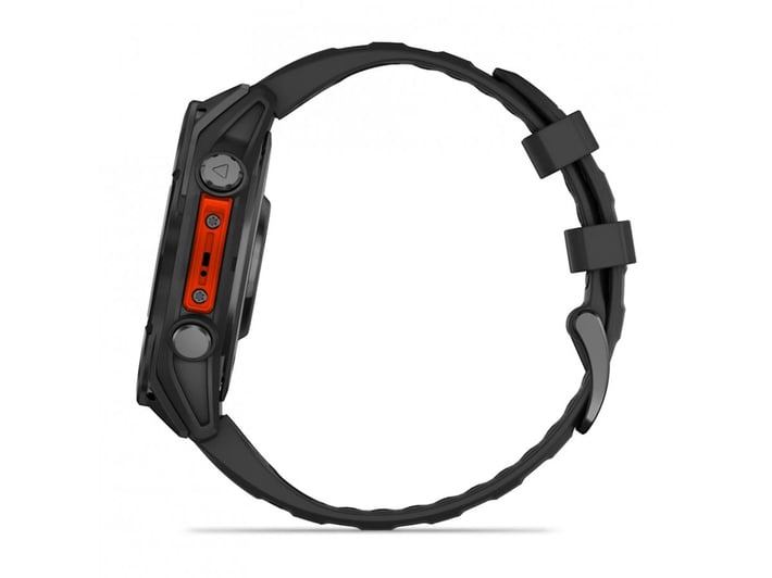 Смарт часовник Garmin Fenix 8, 1.4'', 47 mm, сиво-черен