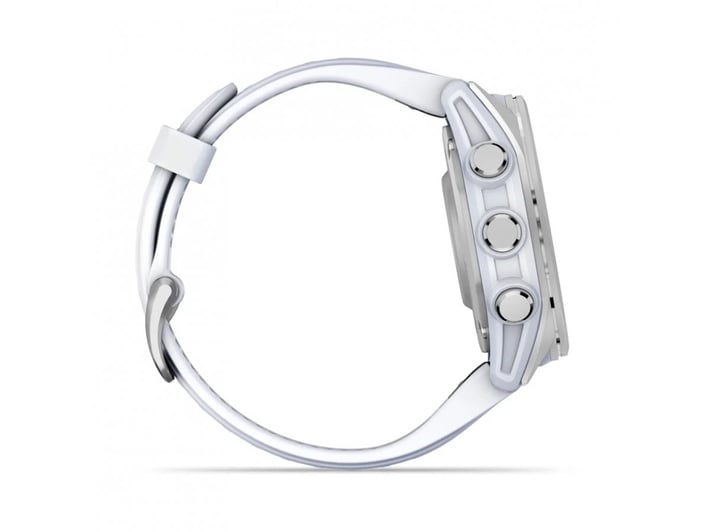 Смарт часовник Garmin Fenix 8, 1.3'', 43 mm, сребристо-бял