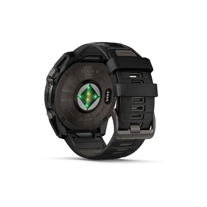 Смарт часовник Garmin Fenix Solar, 1.4'', 51 mm, сив