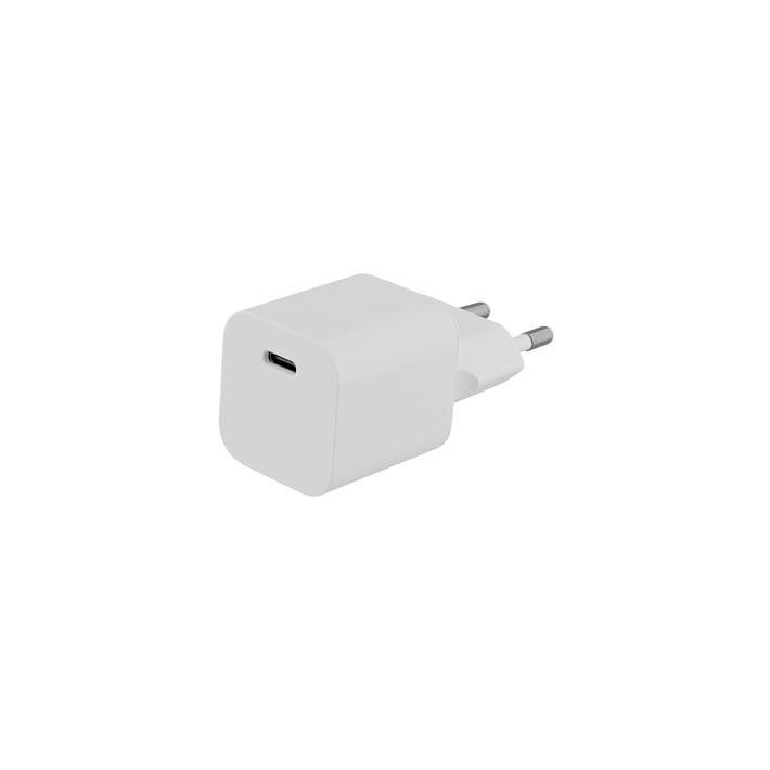 TNB Зарядно за телефон, с USB Type C кабел, 20 W, бяло