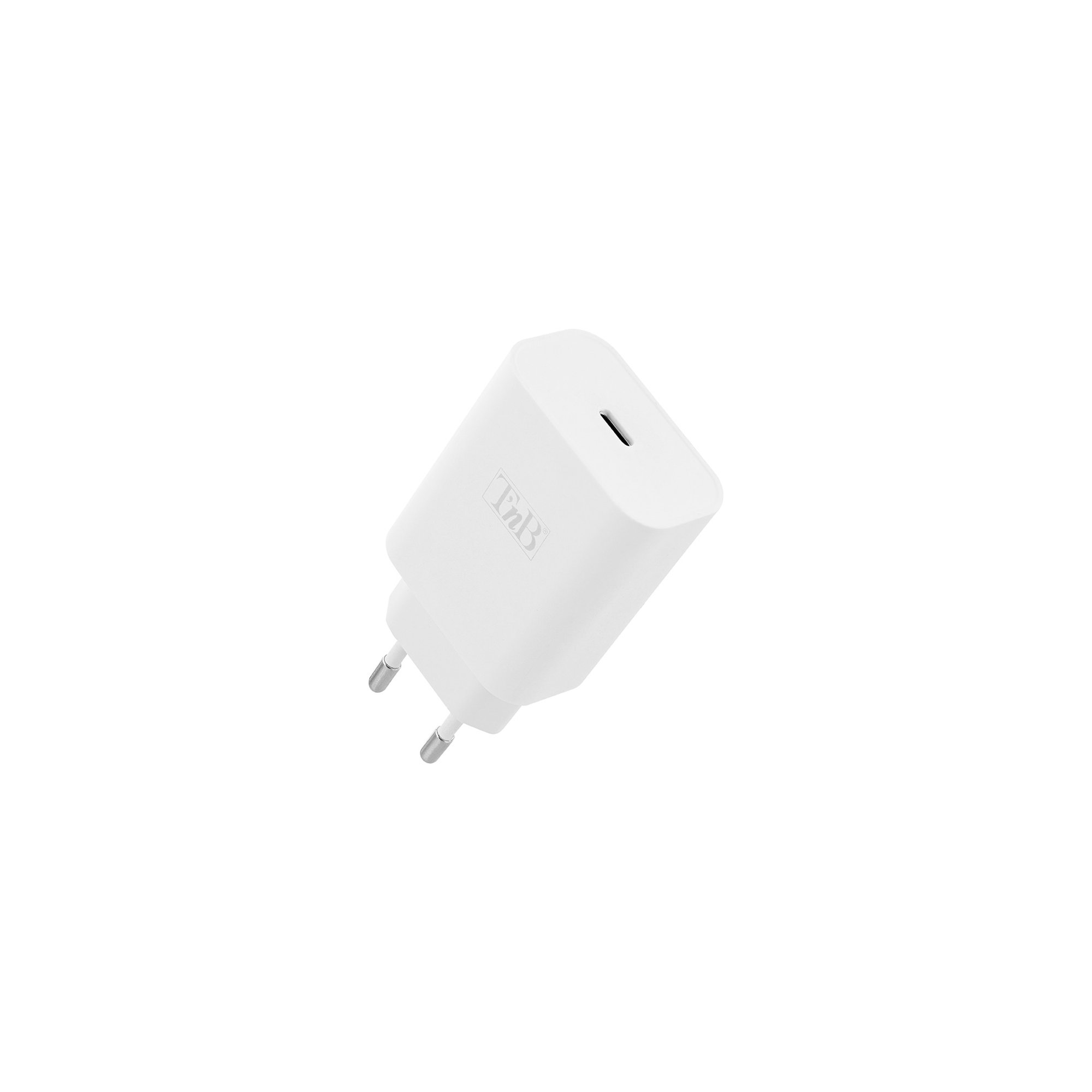 TNB Зарядно за телефон, с USB Type C кабел, 45 W, бяло