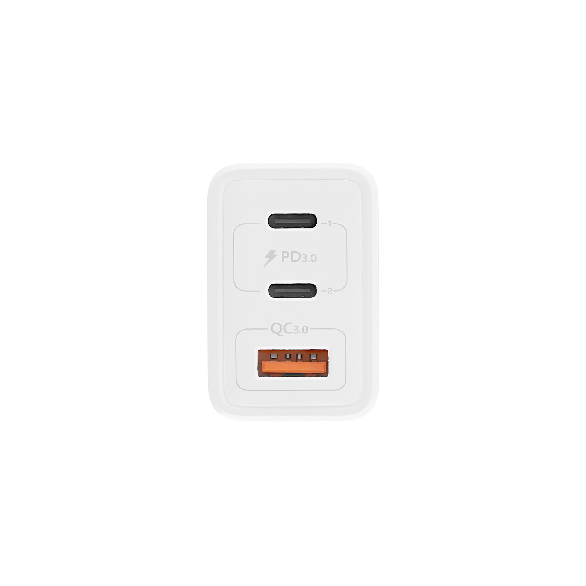 TNB Зарядно за телефон, 2 х USB Type-C, 1 х USB Type-A, 65 W, бяло