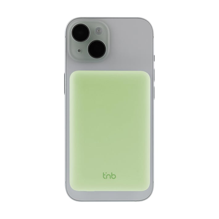 TNB Външна батерия Magsafe, 20 W, 5000 mAh, зелена