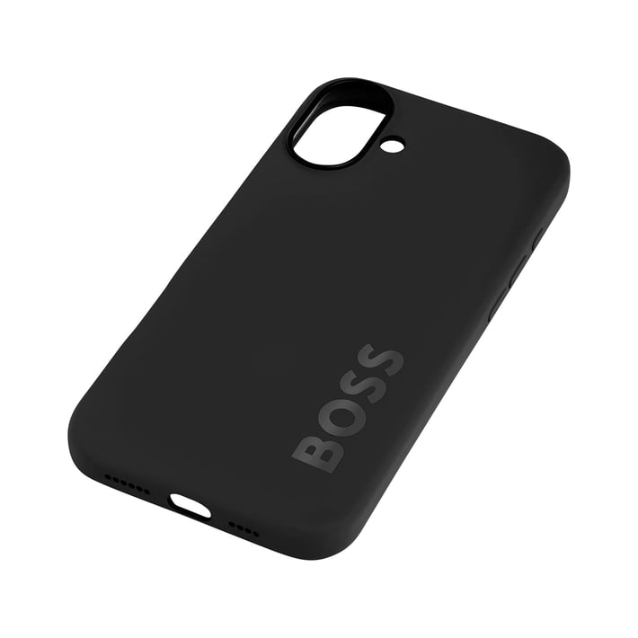Hugo Boss Калъф за телефон, за iPhone 16 Plus, черен