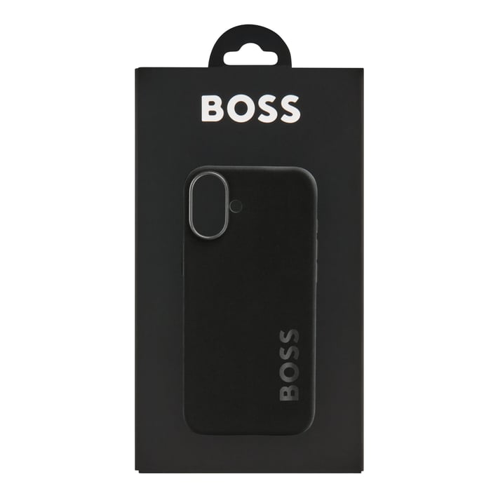 Hugo Boss Калъф за телефон, за iPhone 16 Plus, черен