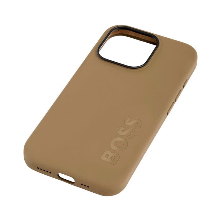 Hugo Boss Калъф за телефон, за iPhone 16 Pro, карамел