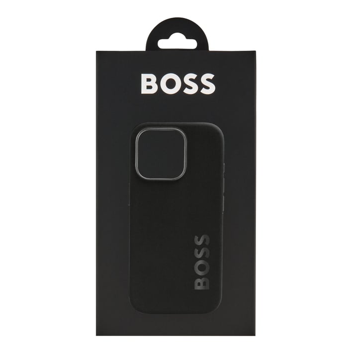 Hugo Boss Калъф за телефон, за iPhone 16 Pro, черен