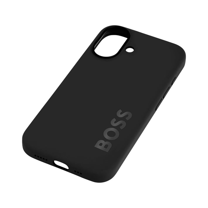Hugo Boss Калъф за телефон, за iPhone 16, черен