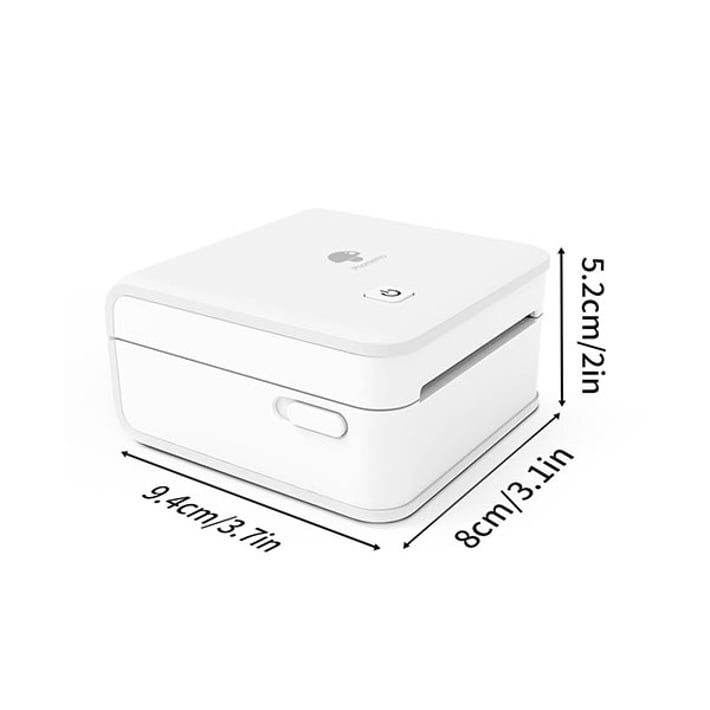 Phomemo Принтер M02 PRO-WH, преносим, мини, без мастило, бял