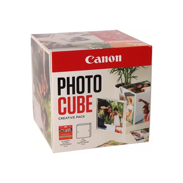 Canon Мастиленоструйно мултифункционално устройство 3 в 1 Pixma G3470, А4, Wi-Fi, Photo Cube, PP-201 40 SH, червено