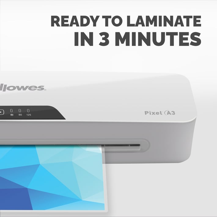 Fellowes Ламинатор Pixel A3, 230 V, за фолио до 125 микрона