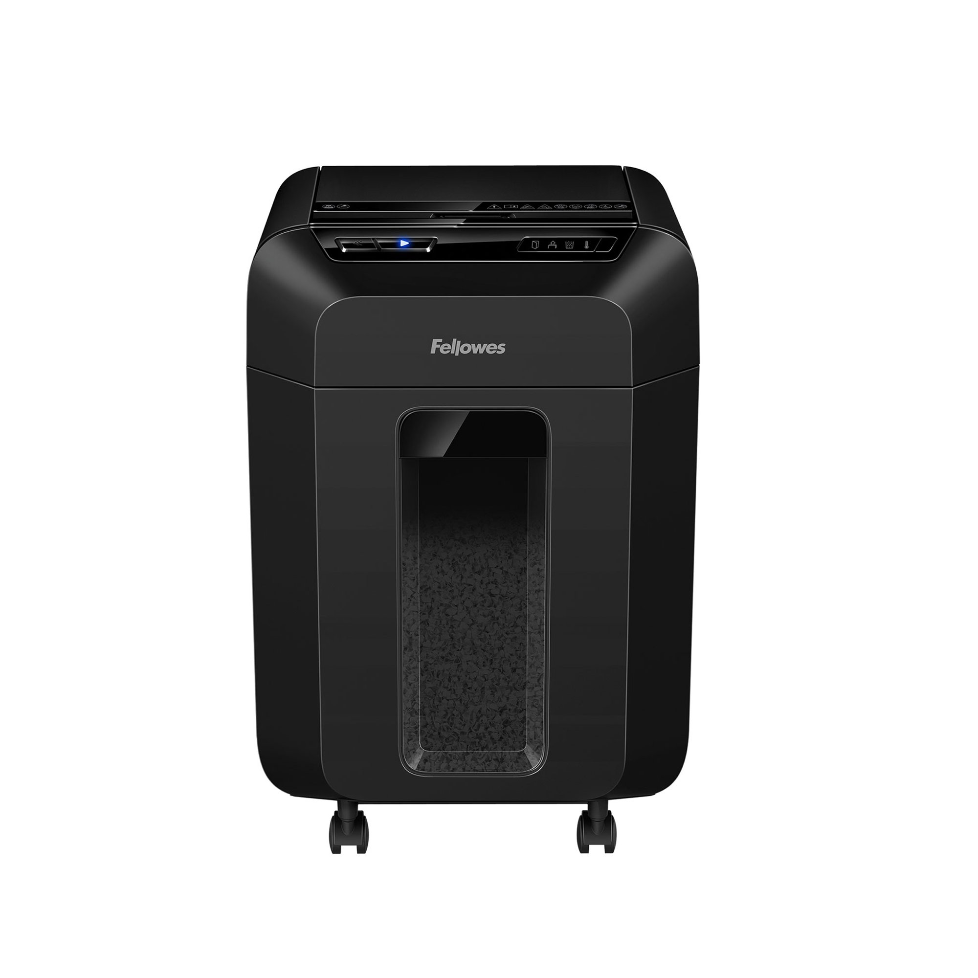 Fellowes Шредер за унищожаване на документи Automax 80M, Soho, Mini-Cut, P-4, 17 L, черен