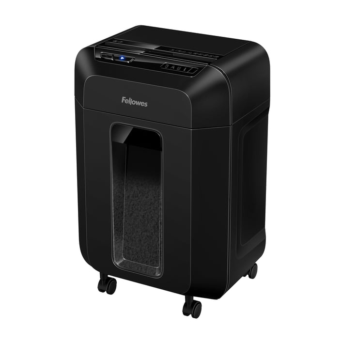 Fellowes Шредер за унищожаване на документи Automax 80M, Soho, Mini-Cut, P-4, 17 L, черен