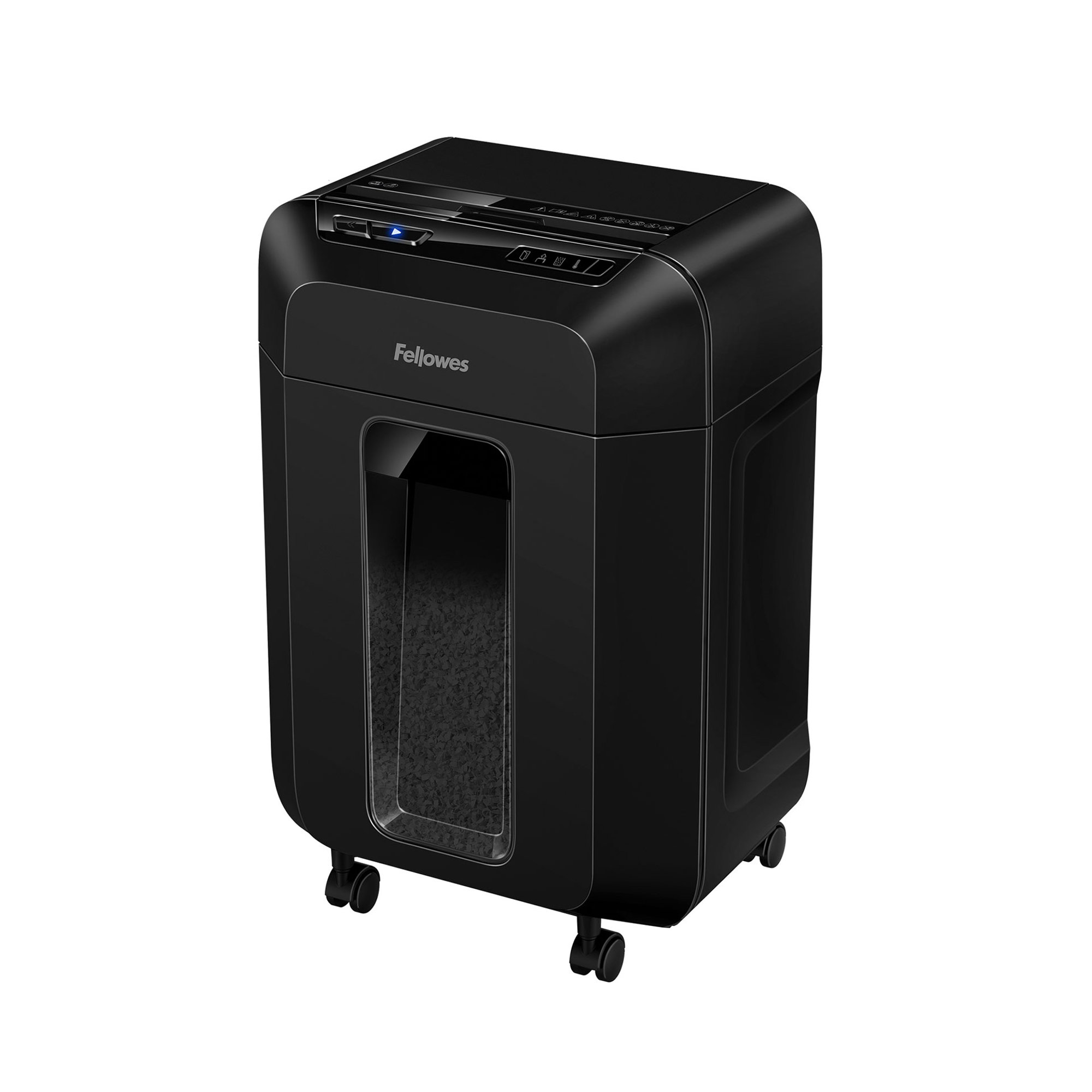 Fellowes Шредер за унищожаване на документи Automax 80M, Soho, Mini-Cut, P-4, 17 L, черен