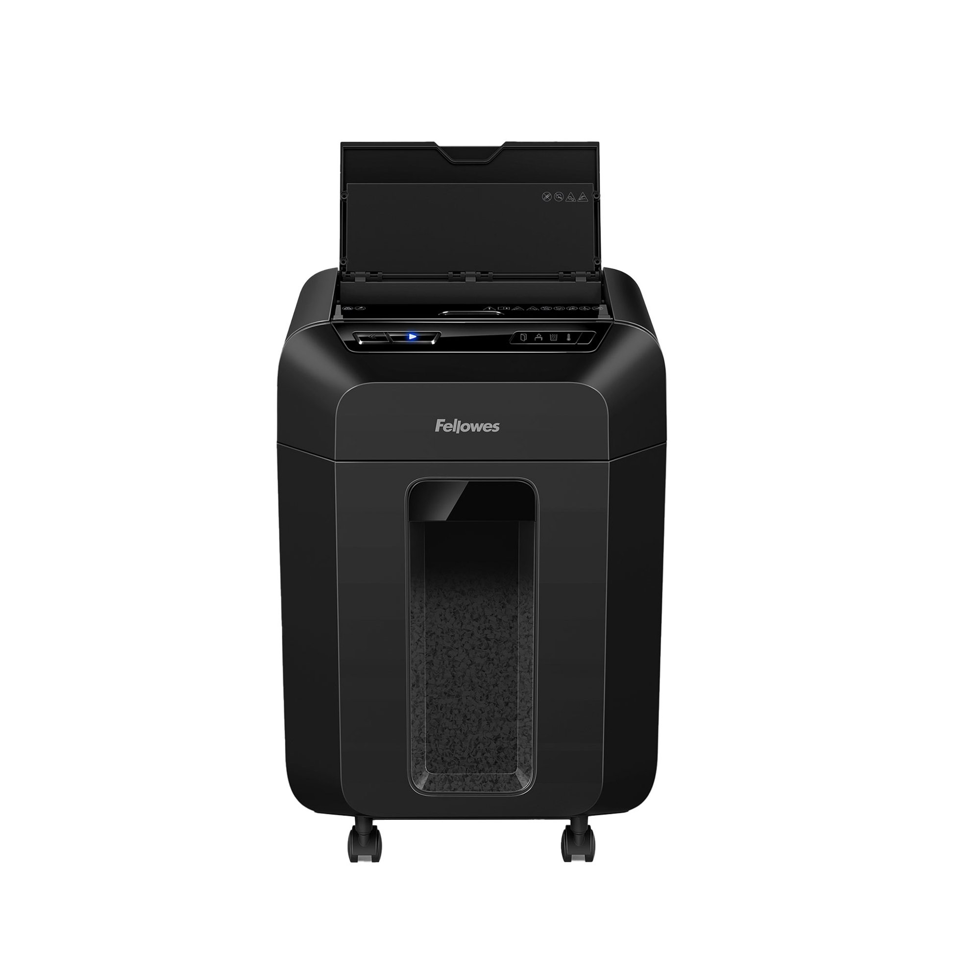 Fellowes Шредер за унищожаване на документи Automax 80M, Soho, Mini-Cut, P-4, 17 L, черен