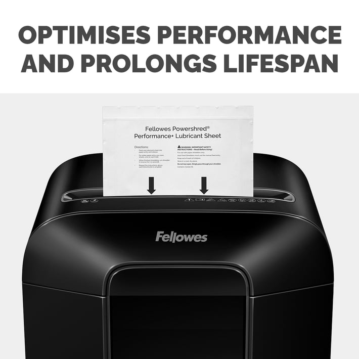 Fellowes Листове за шредер 4025601, намаслени, 10 броя