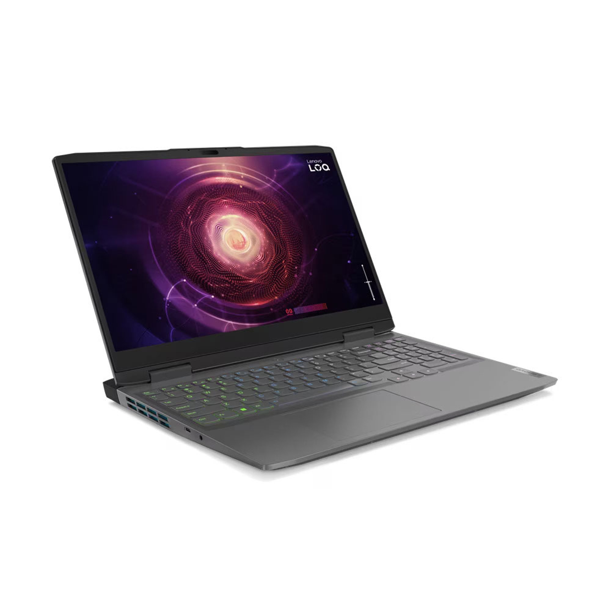 Lenovo Лаптоп LOQ, 15.6'', AMD Ryzen 7, 512 GB SSD, 16 GB RAM, тъмносив