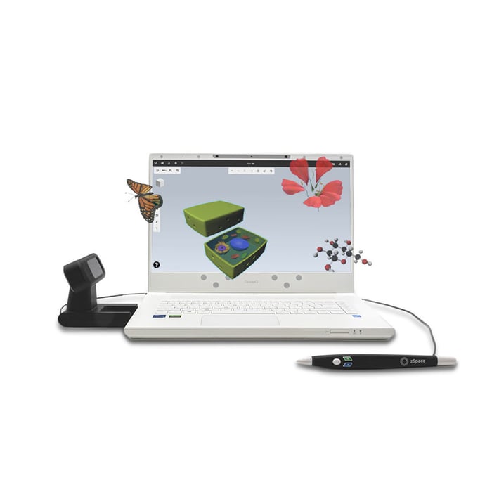 zSpace Лаптоп Inspire, стереоскопичен, 15.6'', Intel Core i5, 512 GB SSD, 16 GB RAM, с включен софтуер