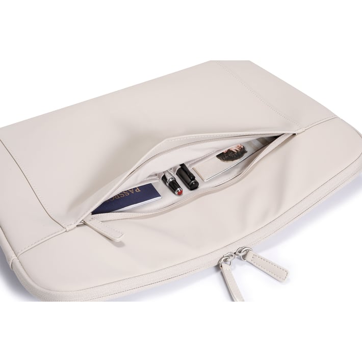 Калъф за лаптоп Kingsons Soft Touch, 16'', бежов