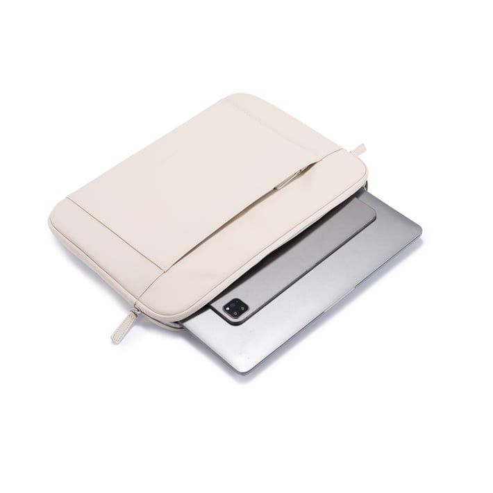 Калъф за лаптоп Kingsons Soft Touch, 16'', бежов