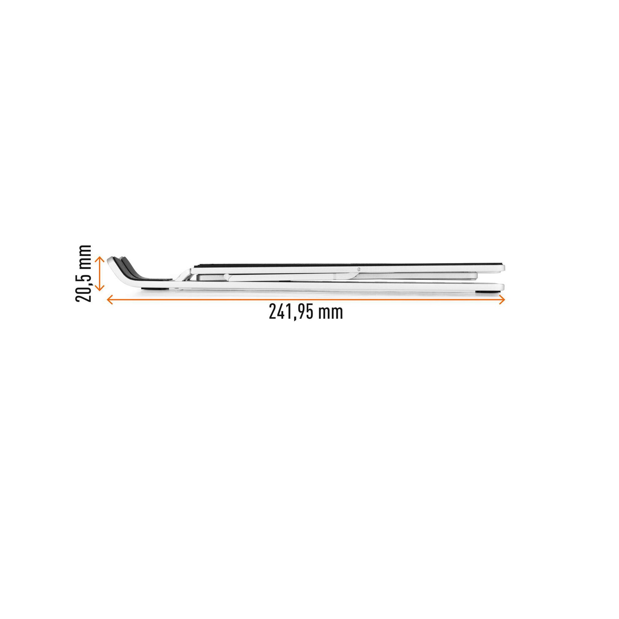 Durable Поставка за лаптоп Fold, сребриста