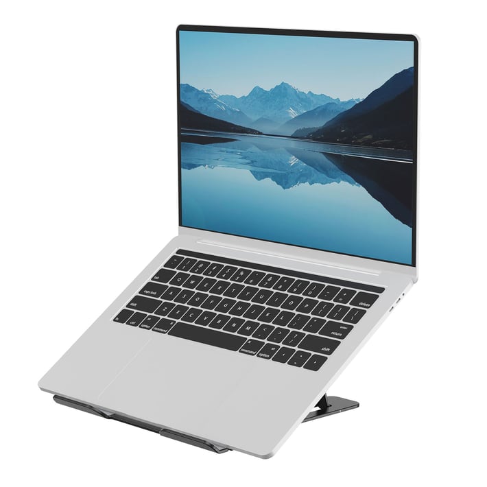 Поставка за лаптоп Fellowes Alumia, черна