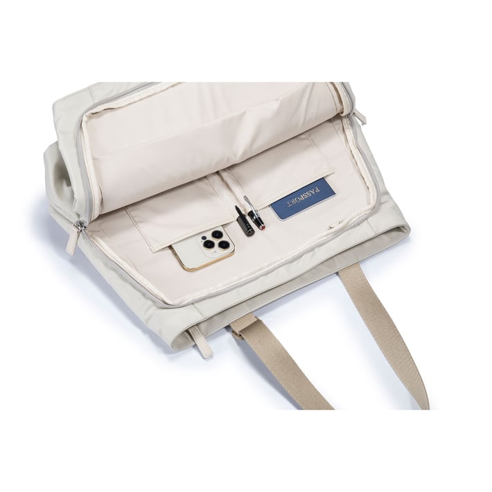 Чанта за лаптоп Kingsons Aura, дамска, 15.6'', бежова
