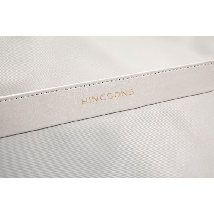 Чанта за лаптоп Kingsons Aura, дамска, 15.6'', бежова