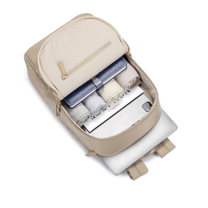 Раница Kingsons Nova, 14'', бежова