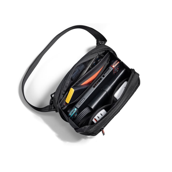 Чанта за през рамо Kingsons Trackguard, черна