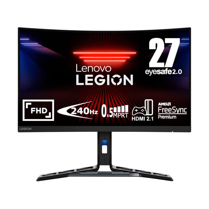 Lenovo Монитор Legion R27FC-30, 27'', VA WLED, извит, черен