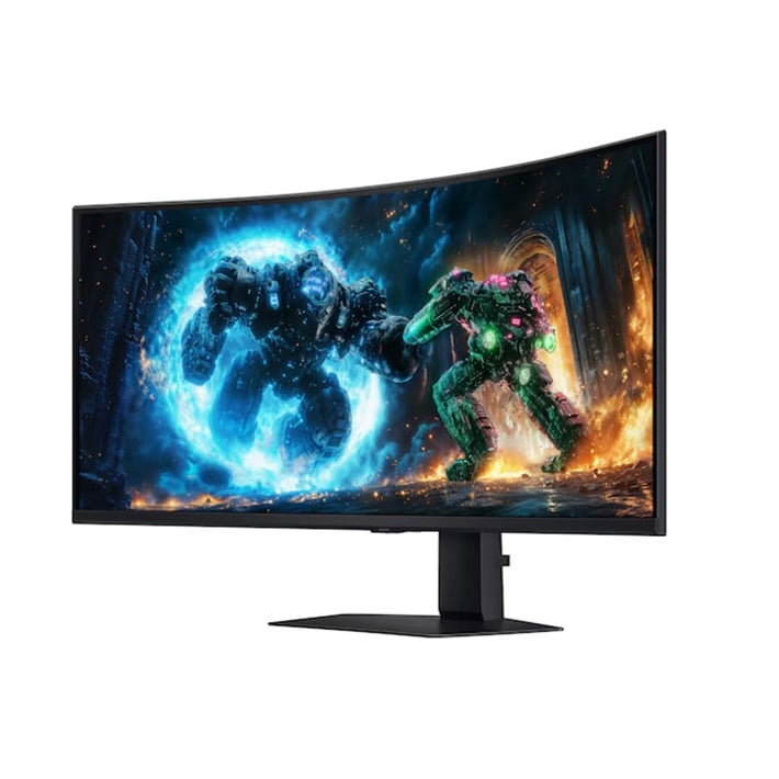 Монитор Samsung G75F, 40'', Ultra HD, VA, 5120 х 2160, 350 cd/m2, 1 ms, 180 Hz, Gaming, извит