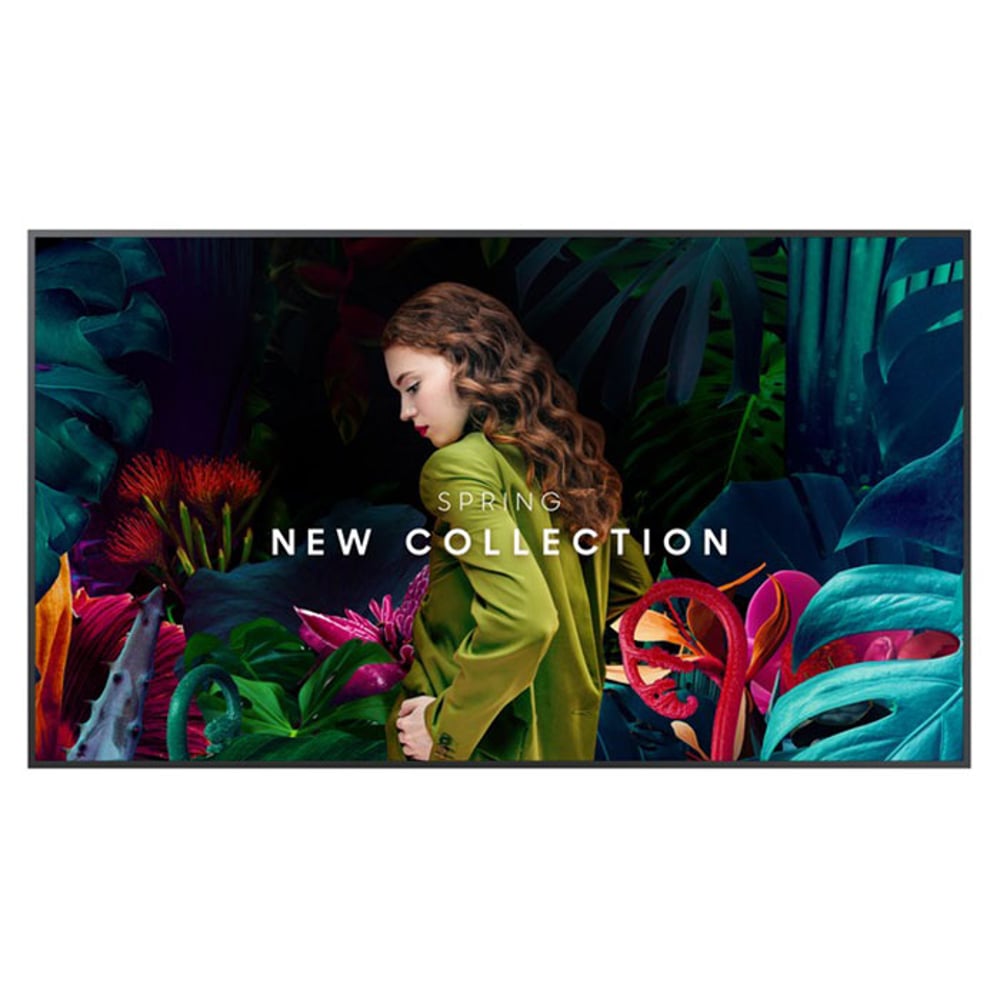 Професионален дисплей Samsung QB85C-N, 85'', VA, Ultra HD, 16/7, 350 cd/m2, 10 ms, no Bluetooth/Wi-Fi