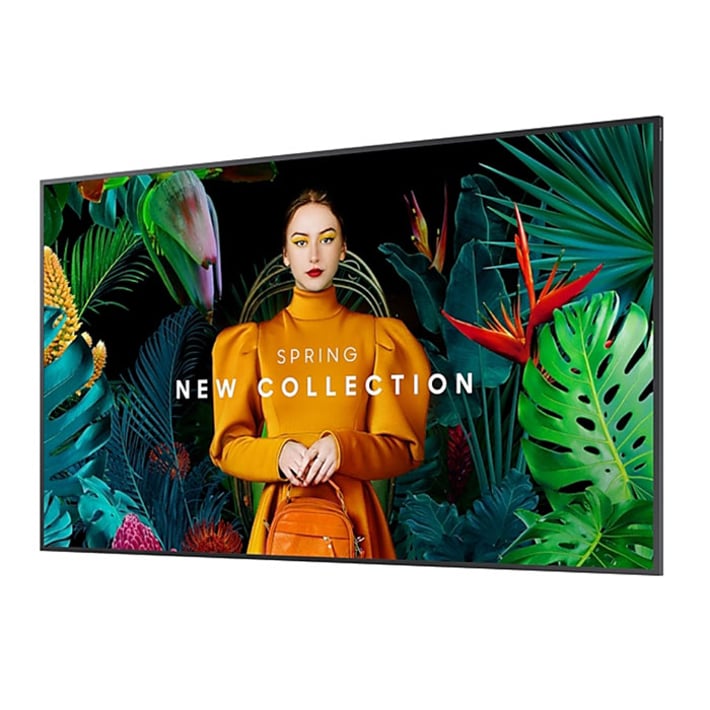 Професионален дисплей Samsung QM85C, 85'', Ultra HD, VA, 24/7, 500 cd/m2, 10 ms, 3840 х 2160, HDMI, USB