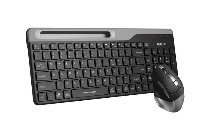 A4Tech Комплект - клавиатура и мишка Fstyler FB2535CS, 2.4 GHz, Bluetooth, сиви