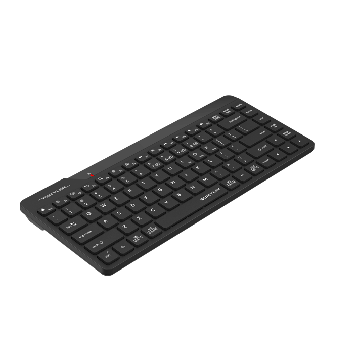 A4Tech Клавиатура Fstyler FBK22, безшумна, 2.4 GHz, Bluetooth, черна