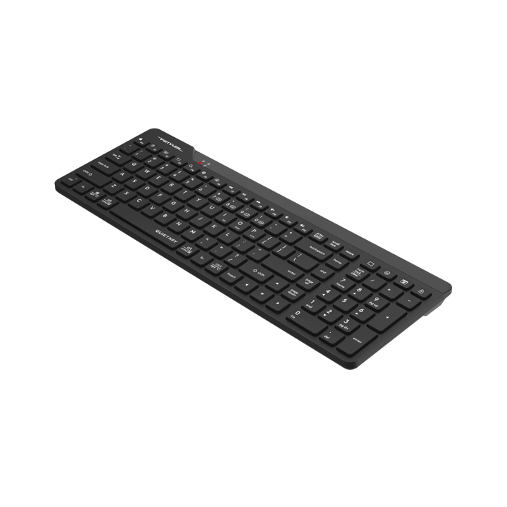 A4Tech Клавиатура Fstyler FBK23, безшумна, 2.4 GHz, Bluetooth, черна