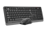 A4Tech Комплект - клавиатура и мишка Fstyler FGS1035Q, 2.4 GHz, сиви
