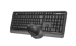 A4Tech Комплект - клавиатура и мишка Fstyler FGS1035Q, 2.4 GHz, сиви