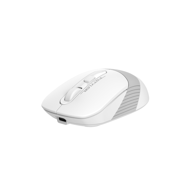 A4Tech Мишка Fstyler FB10CS, безшумна, 2.4 GHz, Bluetooth, бяла