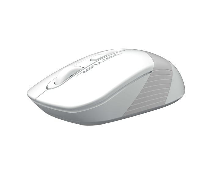 A4Tech Мишка Fstyler FG10S, безжична, безшумна, бяла