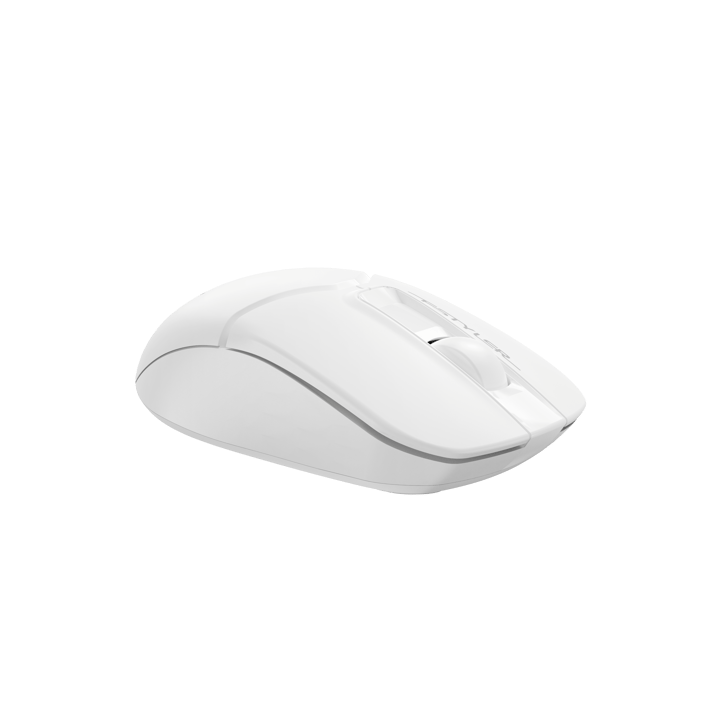 A4Tech Мишка Fstyler FG12S, безжична, безшумна, бяла