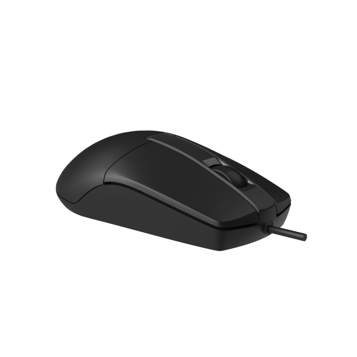 A4Tech Мишка OP-330S, с кабел, безшумна, черна