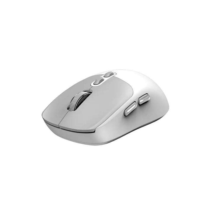 Genius Мишка NX-8080S, безжична, Bluetooth, бяло-сива