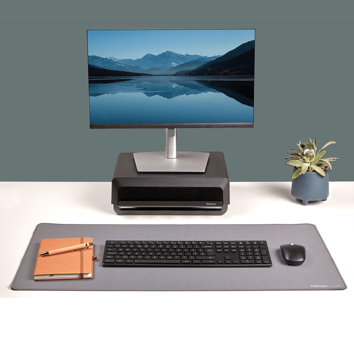 Подложка за бюро Fellowes Breyta, 80 х 40 cm, сива