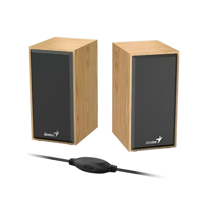 Genius Тонколони SP-HF180, с кабел, USB Type-A, дървесни